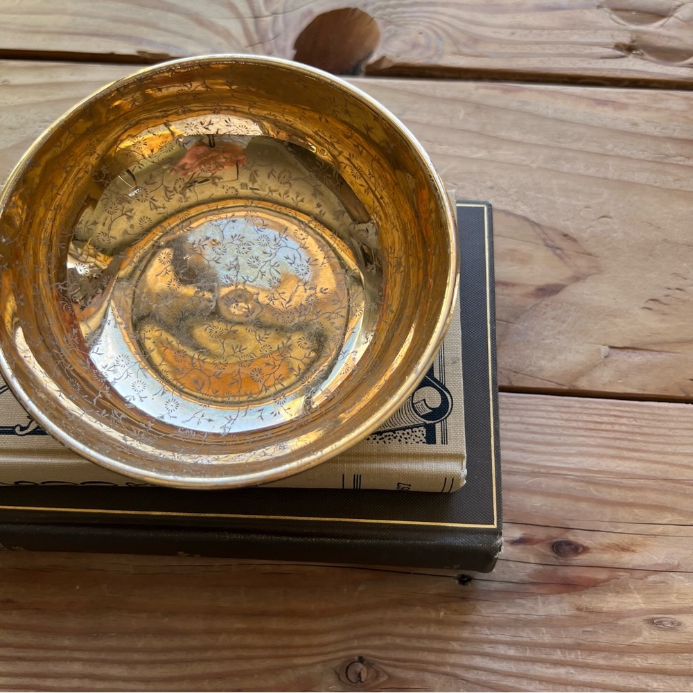 22 karat gold decorative bowl - Picture 8 of 10